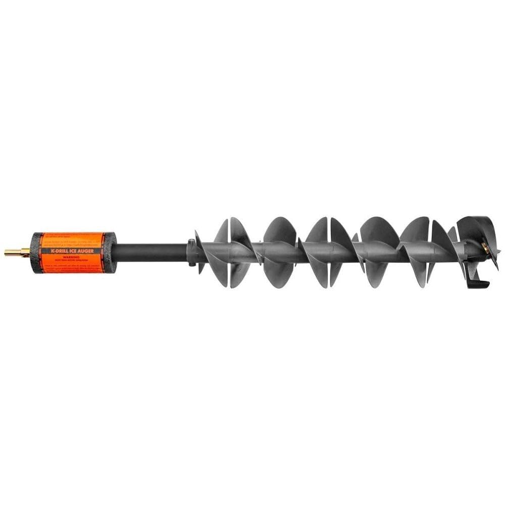 K-Drill 8.5 Inch Ice Auger (Auger Only) - High Performance Ice Fishing Drill Bit for Fast Hole Cutting - Perfect for Winter Fishing, Ice Shanty Setup, and Outdoor Adventures