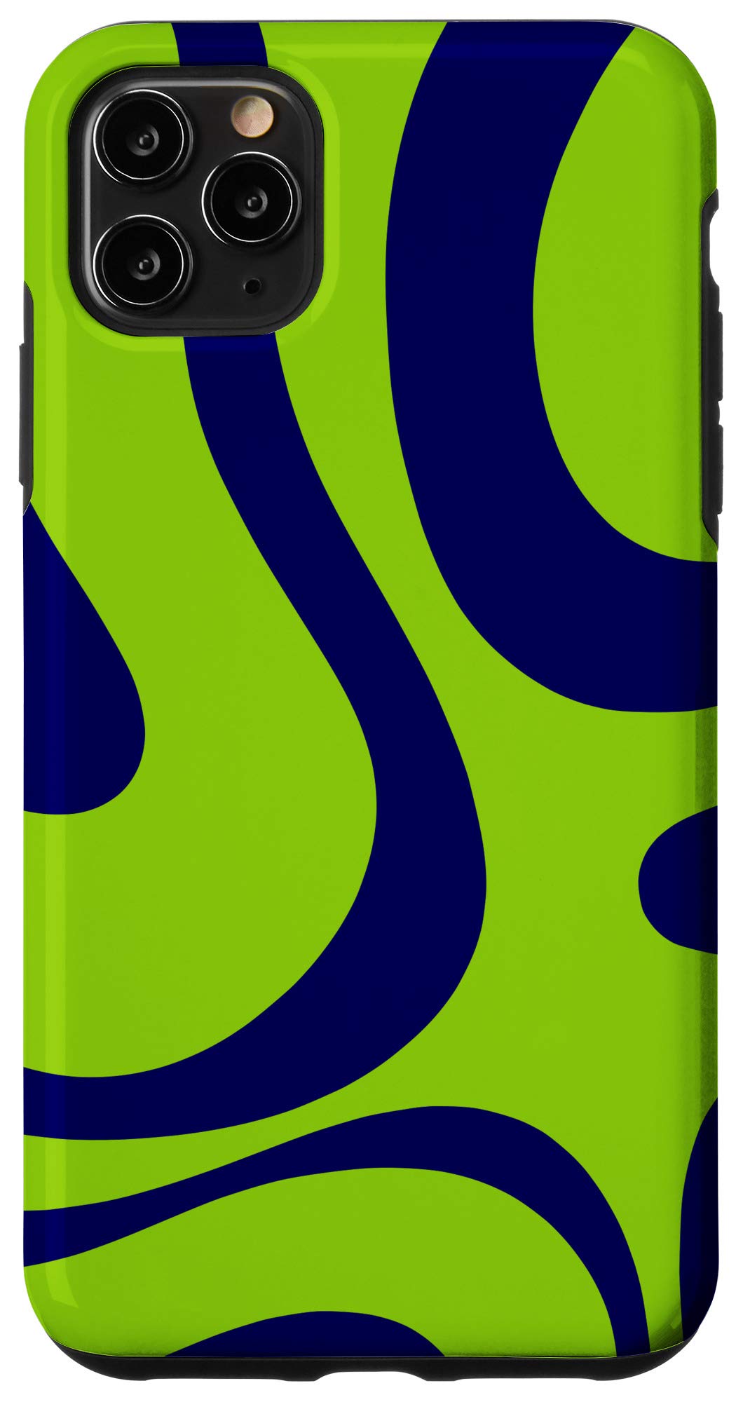 Vintage 60s 70s Swirl Design iPhone 11 Pro Max Case - Trendy Retro Aesthetic Protective Cover for Daily Use, Travel & Photography