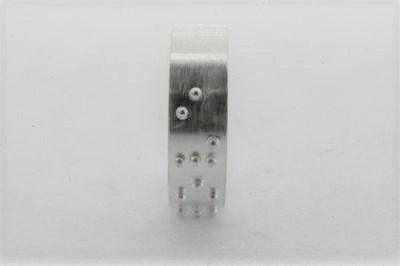 Braille Love Ring - Sterling Silver Braille Jewelry for Visually Impaired & Romantic Gifts - Perfect for Anniversaries, Weddings & Special Occasions