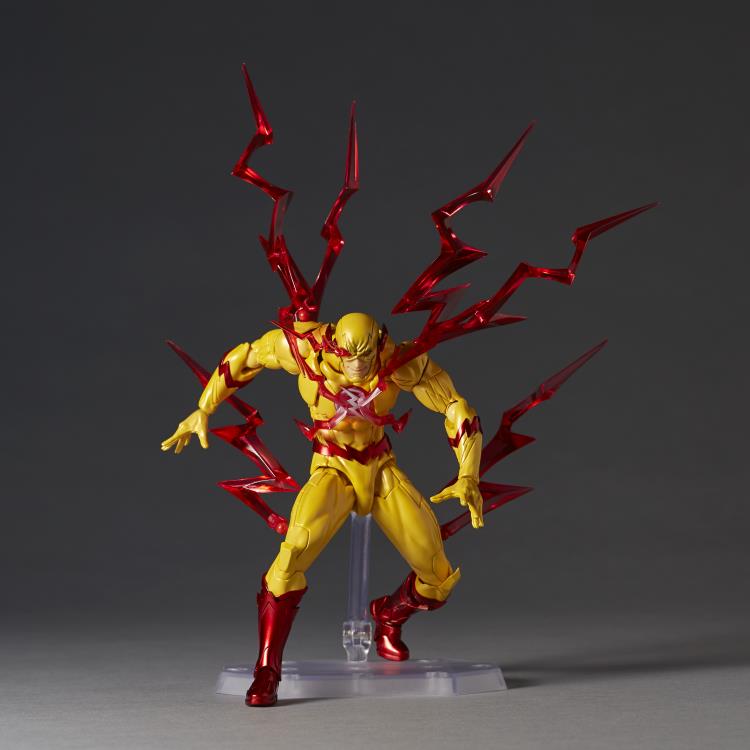 Amazing Yamaguchi Revoltech Reverse Flash Action Figure NR009 - High-Quality Collectible for DC Comics Fans & Display
