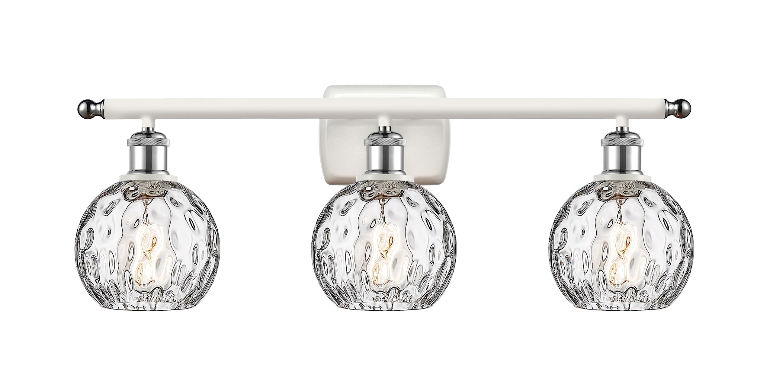 Innovations Lighting Athens 3-Light Bathroom Vanity Fixture - Industrial Style Water Glass Design - 11