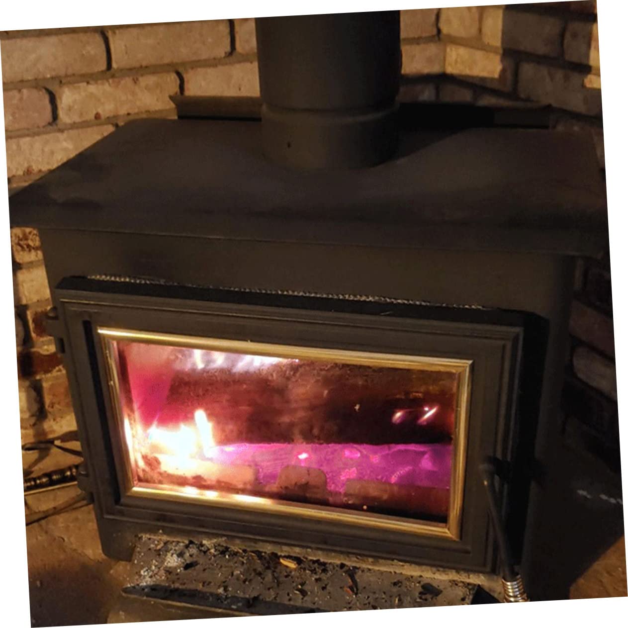 Veemoon Wood Stove Door Seal Replacement - High Temperature Fireproof Fiberglass Gasket Tape for Wood Burning Stoves, Fireplace & Oven Door Repair - Perfect for Home Heating, Camping & Outdoor Use