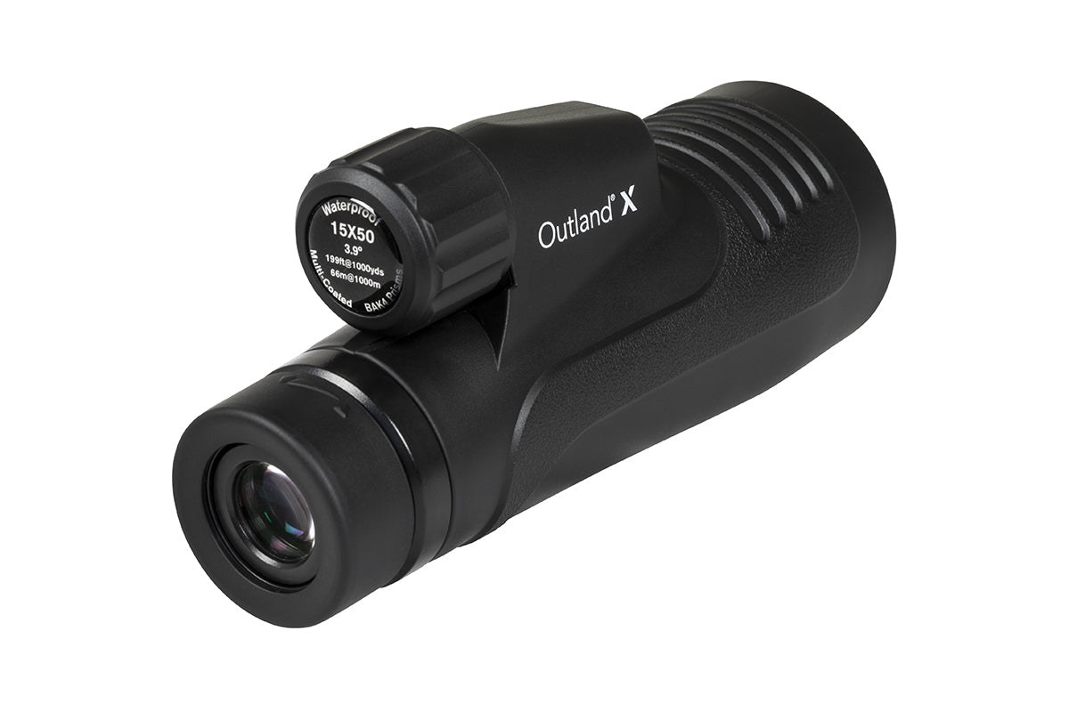 Outland X 15x50mm High Power Monocular Telescope with Smartphone Adapter - Perfect for Bird Watching, Hunting, Hiking & Outdoor Adventures