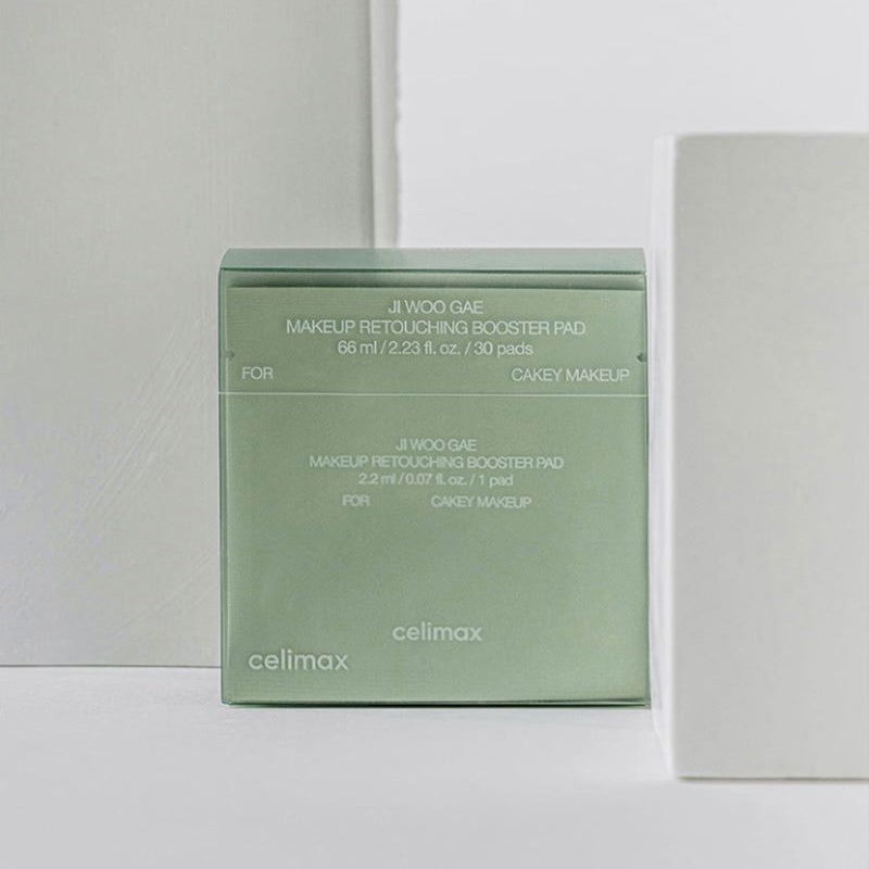 Celimax Jiwoogae Makeup Retouching Booster Pads - 30pcs for Flawless Skin, Oil Control & Pore Minimizing | Perfect for Touch-Ups, Travel & On-The-Go Beauty