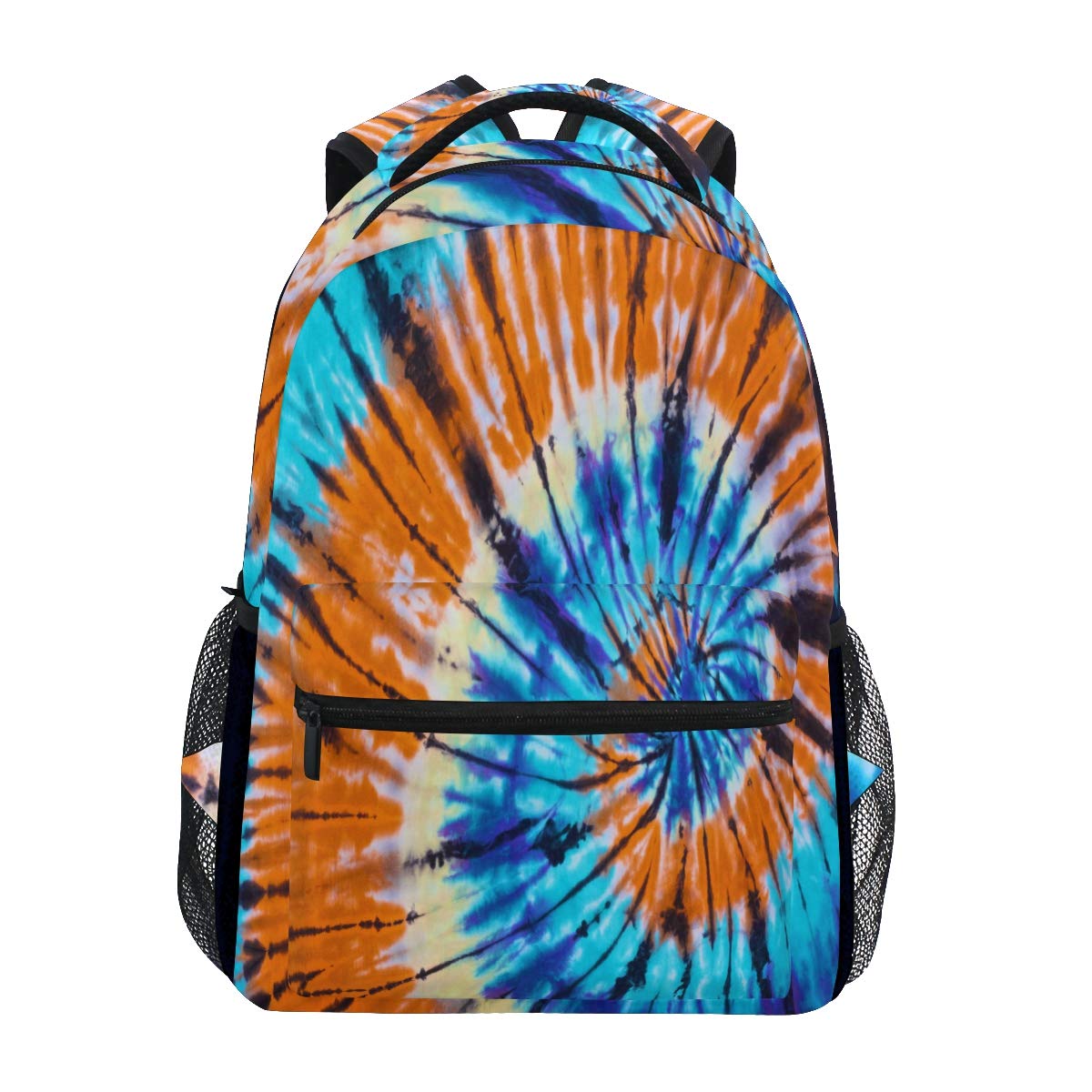 ALAZA Swirl Tie Dye Backpack for School, Travel & Daily Use - Lightweight Water-Resistant Daypack for Students, Boys & Girls - Perfect for College, Hiking & Commuting