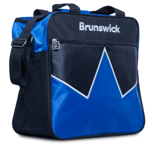 Brunswick Blast Blue Single Tote Bowling Bag - Lightweight & Durable for Men & Women - Perfect for League Play, Practice & Travel
