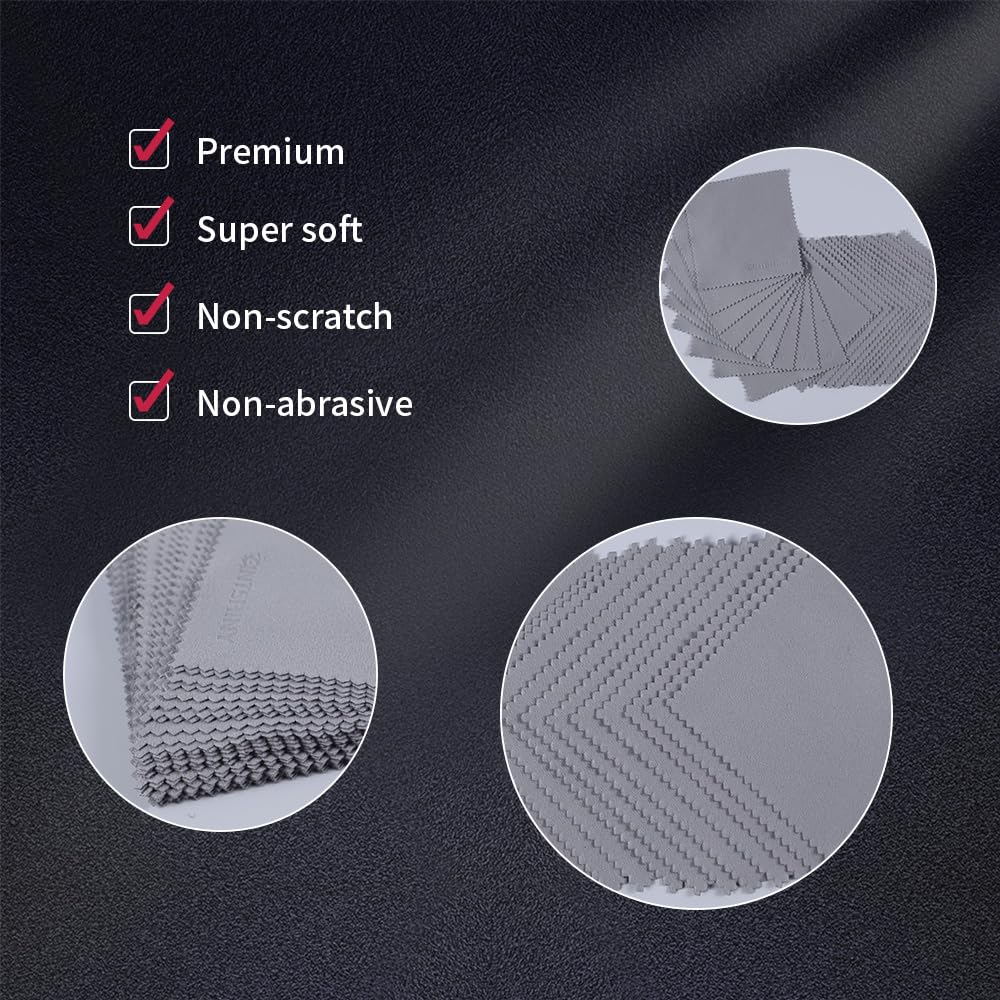 Premium Microfiber Suede Cloth for Ceramic Coating - 24pcs Ultra Soft Car Detailing Towels for Waxing, Polishing & Paint Protection - Ideal for Auto Shine, Ceramic Coating Application & Professional Detailing