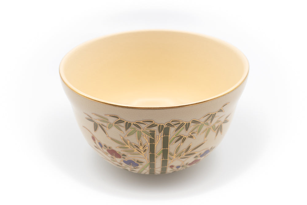 Premium Bamboo Forest Matcha Bowl Set - Authentic Japanese Ceramic Tea Cup for Traditional Matcha Tea Ceremony - Perfect for Home, Zen Meditation & Tea Lovers
