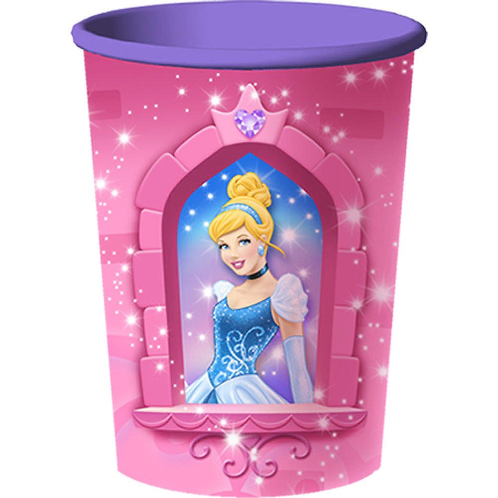 Disney Very Important Princess Dream Party 16 oz Plastic Souvenir Cups - Bulk Pack of 6 for Birthday Parties, Baby Showers & Disney Themed Events