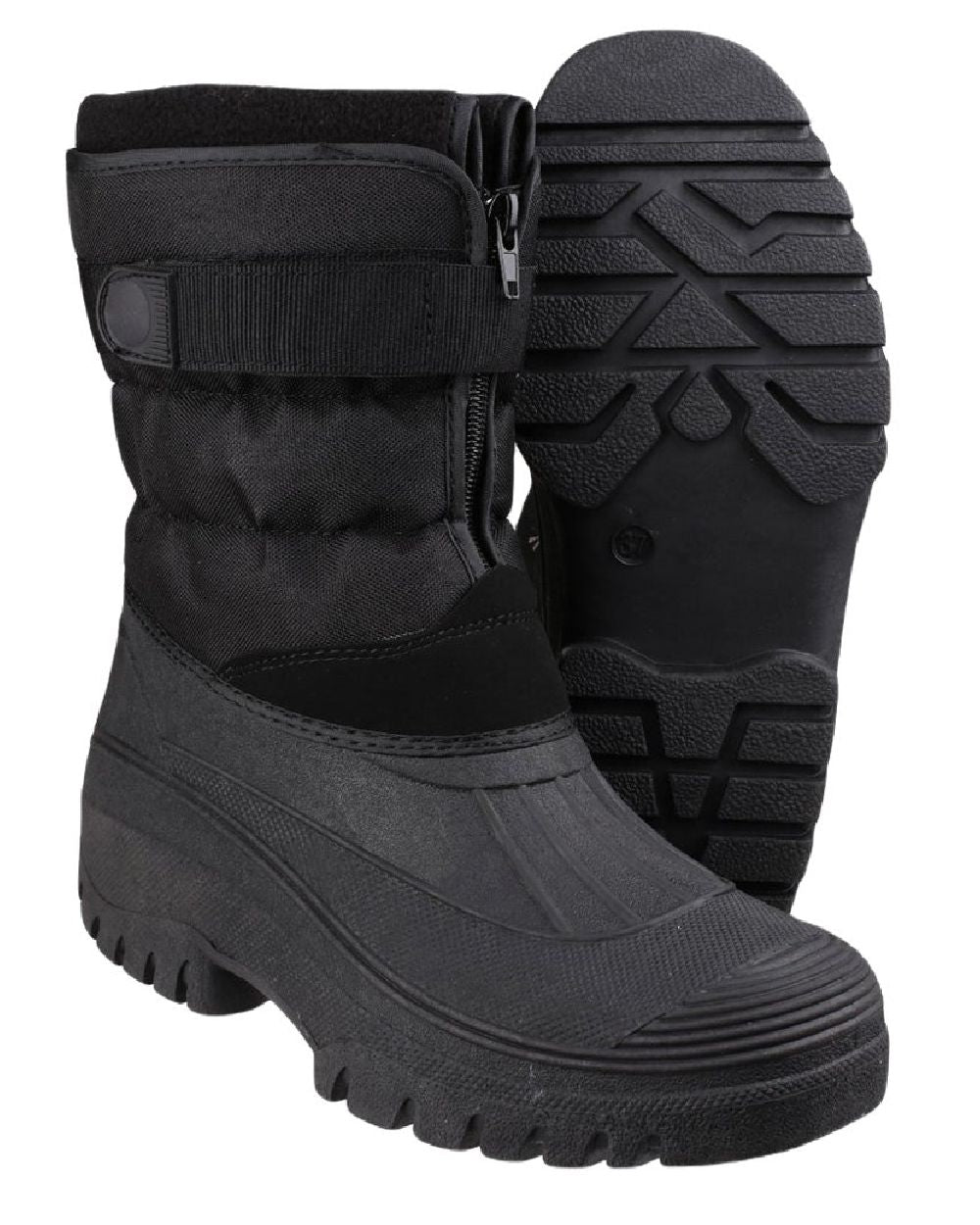 Cotswold Women's Chase Zip Up Winter Boots - Waterproof, Insulated Snow Boots for Cold Weather - Perfect for Hiking, Snowshoeing & Outdoor Adventures