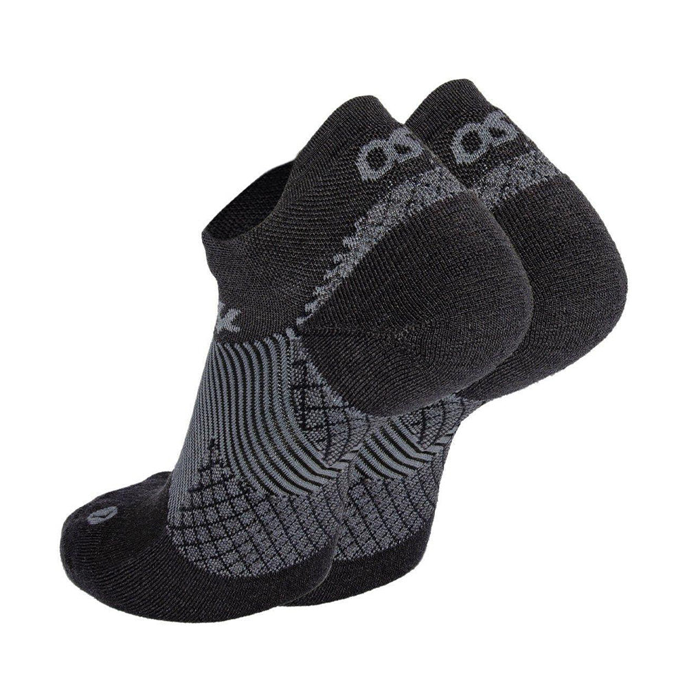 OS1st FS4 Merino Plantar Fasciitis Compression Socks - No Show Socks for Pain Relief & Arch Support - Perfect for Running, Hiking & Everyday Comfort