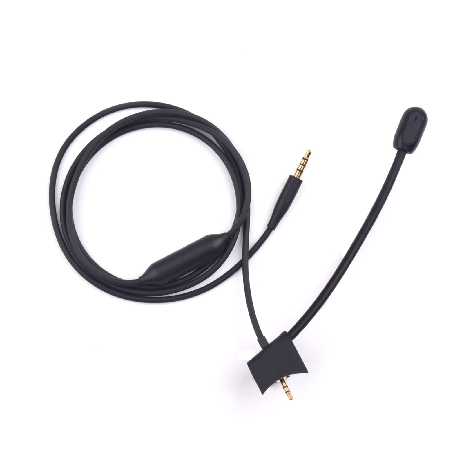 Bose QC35 II Replacement Cable with Boom Microphone & Mute Switch - Compatible with Bose QuietComfort 35 II & QC35 Headphones for Gaming, PC, Laptop, PS4, PS5, Xbox One Controller - Perfect for Online Meetings & Multiplayer Gaming