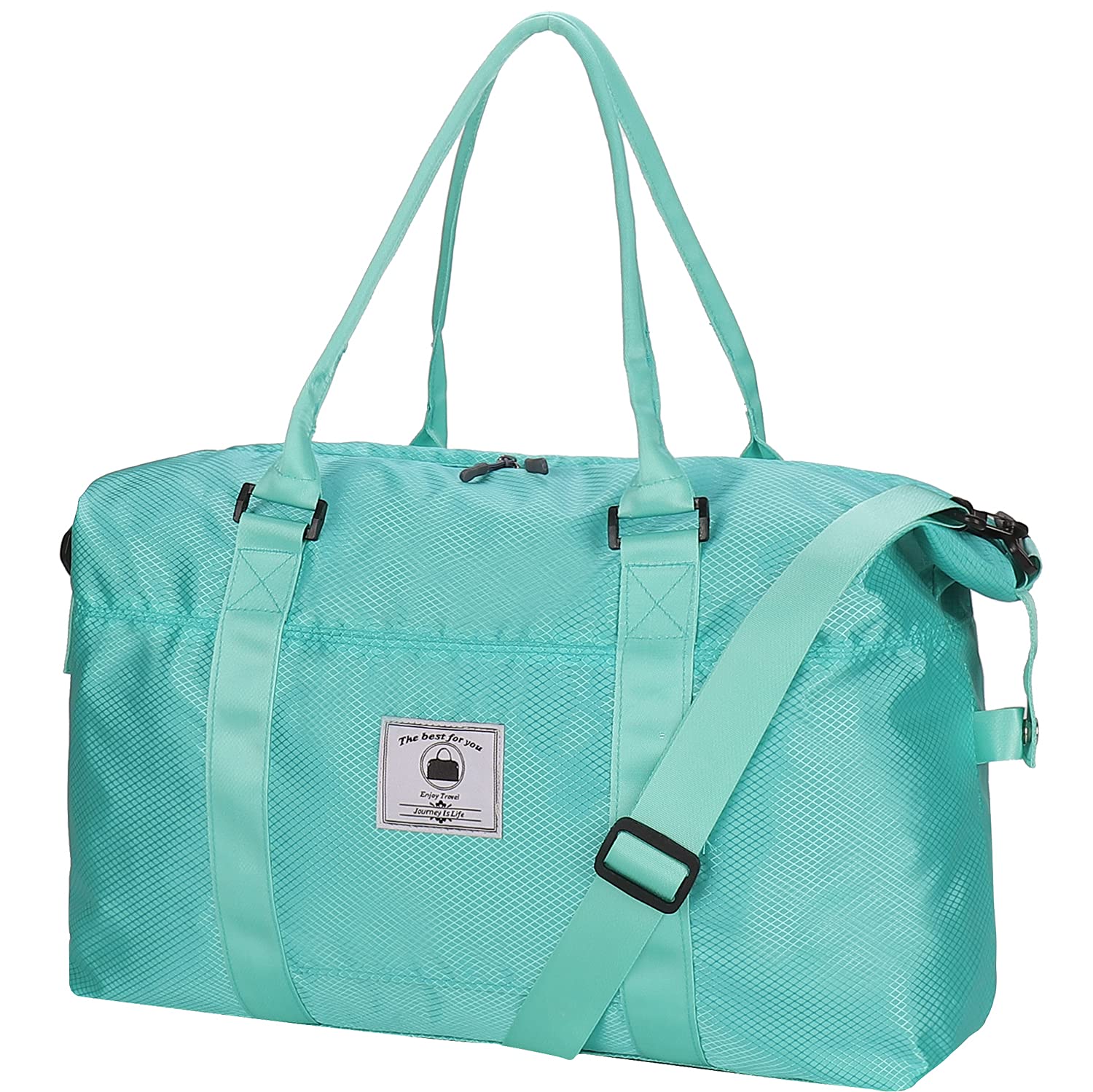 Waterproof Travel Duffle Bag for Women & Men - Sport Gym Tote with Wet Pocket - Perfect for Overnight Trips, Weekender Carry On, Workouts & Outdoor Adventures