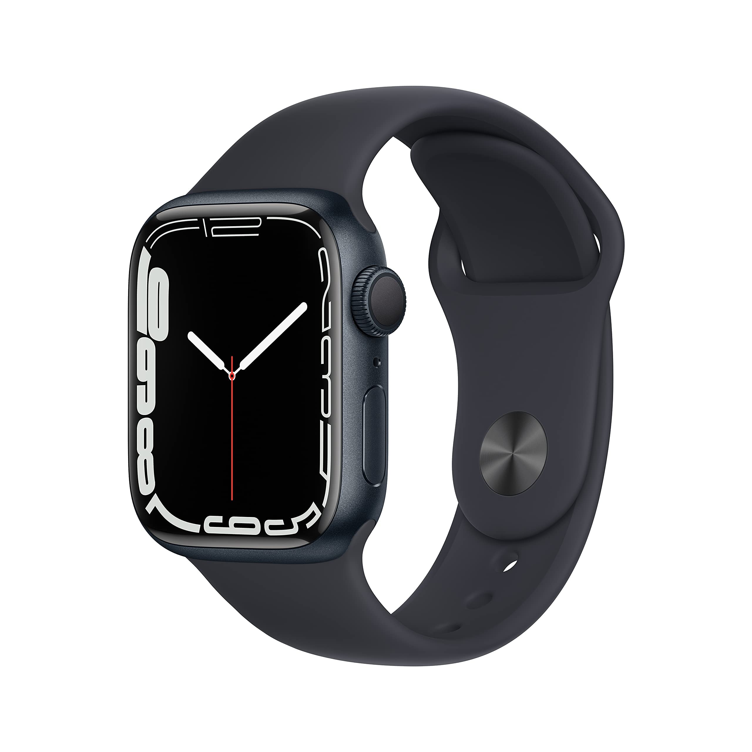 Apple Watch Series 7 GPS 41mm - Midnight Aluminum Case with Midnight Sport Band (Renewed Premium) | Smart Fitness Tracker for Running, Swimming & Daily Activity Tracking