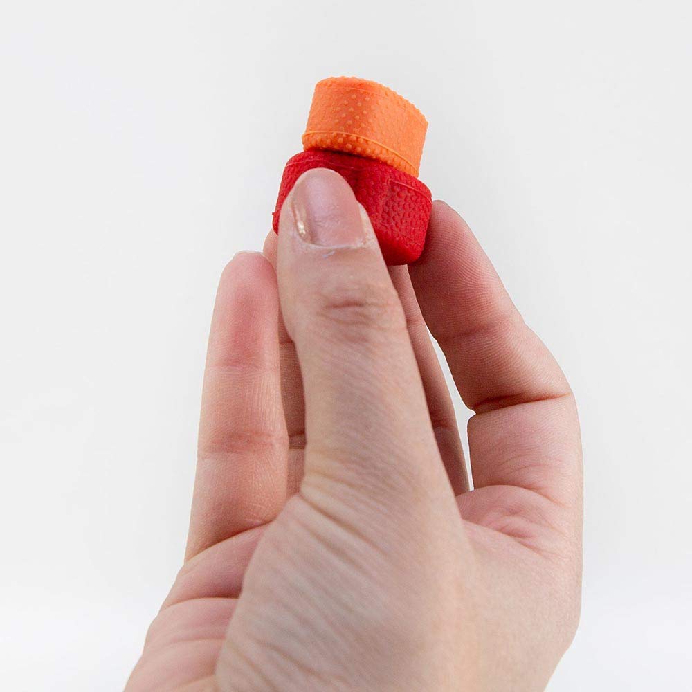 PBLZ Set of 10 Red Magnetic Rocks for Science Experiments, DIY Crafts & Fridge Organization - STEM Educational Toys for Kids & Adults