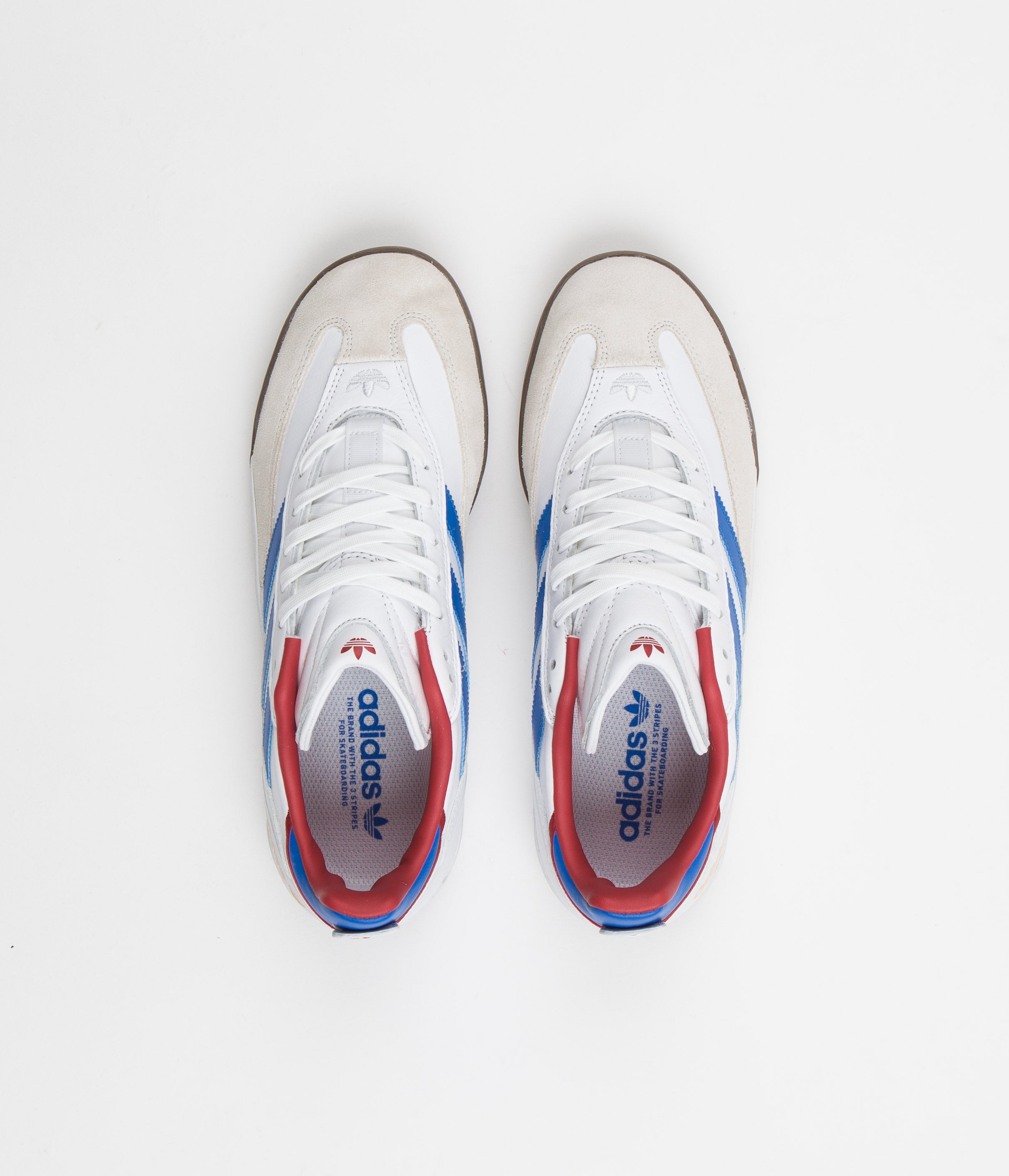 Adidas Copa Nationale Soccer Cleats - White/Bluebird/Scarlet - Lightweight Football Shoes for Men | Perfect for Turf & Grass Fields, Training & Matches