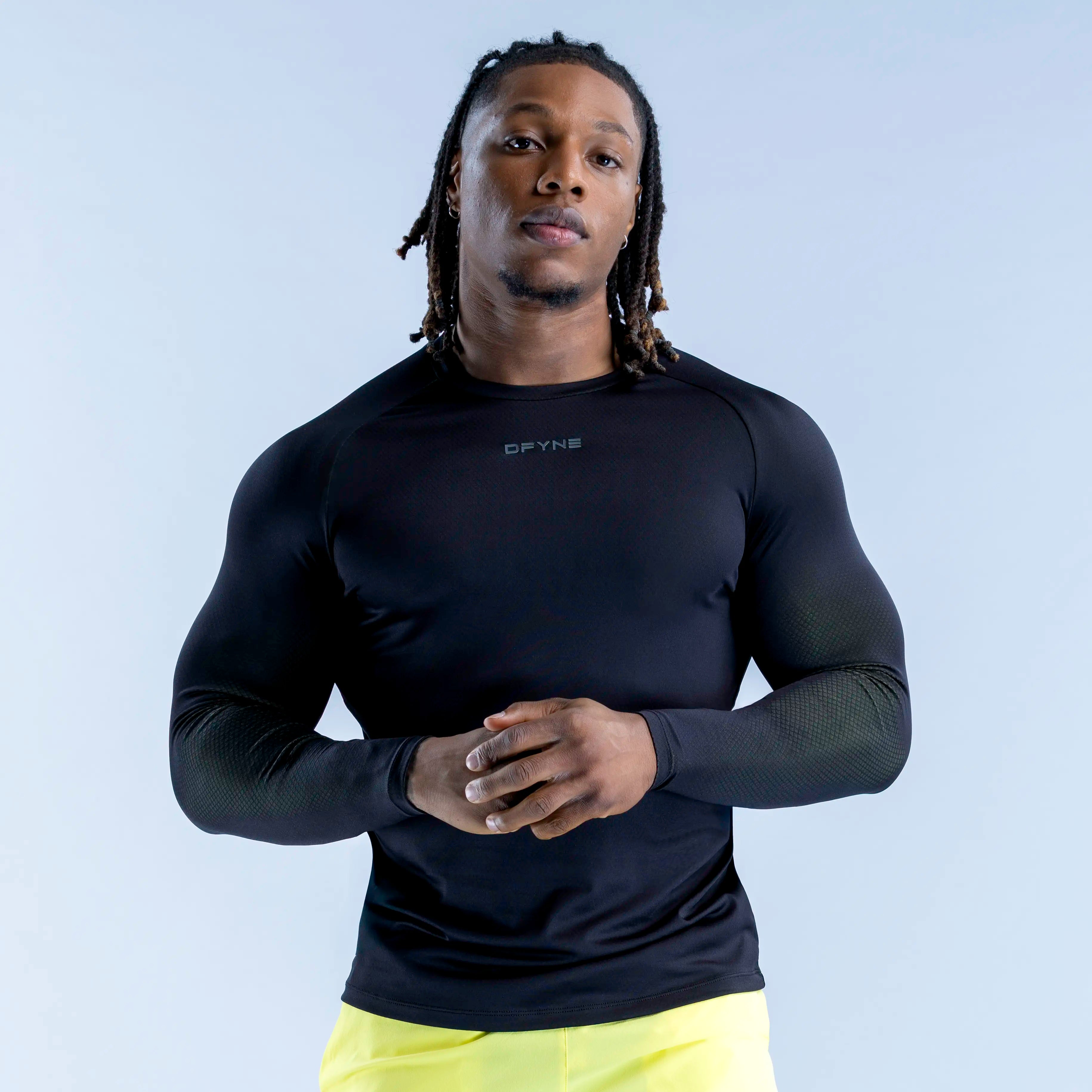 Unbound Long Sleeve Workout Shirt for Men & Women - Moisture Wicking Gym Tee for Running, Yoga & Fitness Training