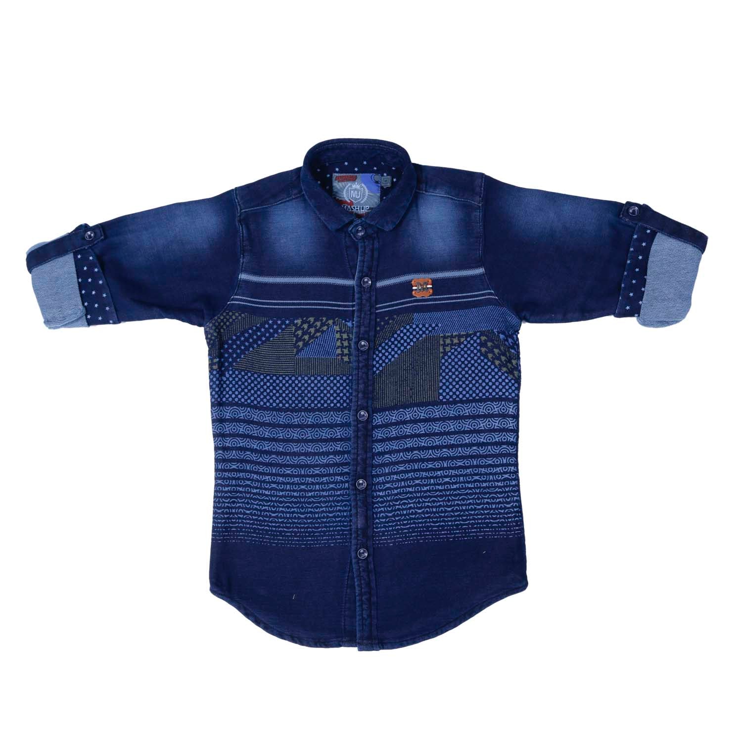 Stylish Casual Blue Denim Shirt for Men & Women | Comfortable Everyday Wear | Perfect for Street Style, Work & Weekend Outfits