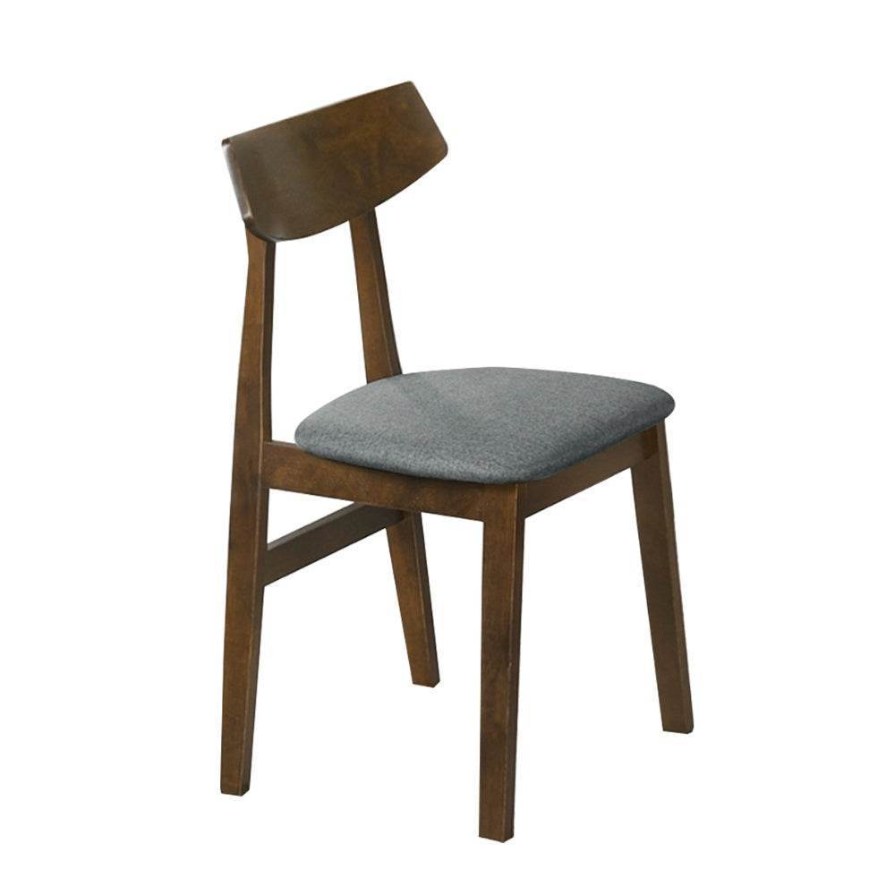 Edgar Wooden Dining Chair - Solid Wood Modern Farmhouse Dining Room Chair with Comfortable Cushion - Perfect for Kitchen, Dining Room, and Home Office