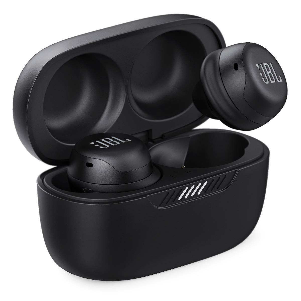JBL Live Free NC+ True Wireless Noise Cancelling Bluetooth Earbuds - Active Noise Cancellation, Built-in Mic, 21H Battery, Wireless Charging, Black - Perfect for Travel, Workouts & Commuting