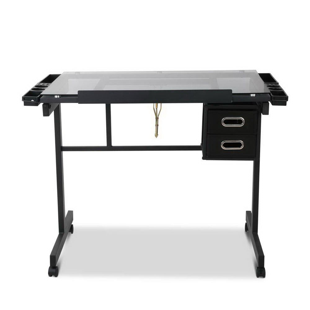 Adjustable Drawing Desk - Ergonomic Art Table for Artists & Designers, Black & Grey - Perfect for Sketching, Painting & Digital Art at Home or Studio