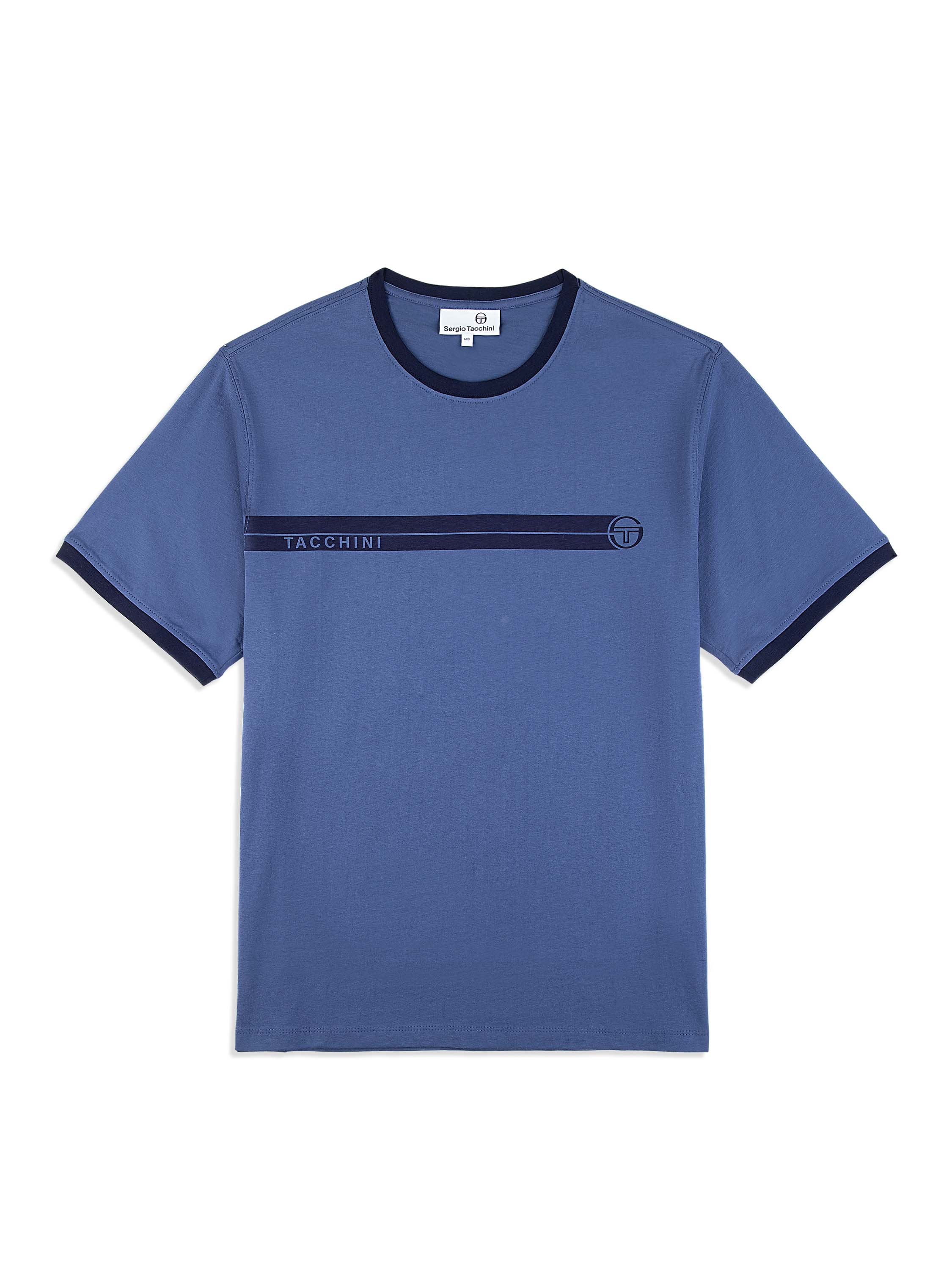 Leo Men's Blue Indigo T-Shirt - Soft Cotton Casual Tee for Everyday Wear, Gym & Outdoors