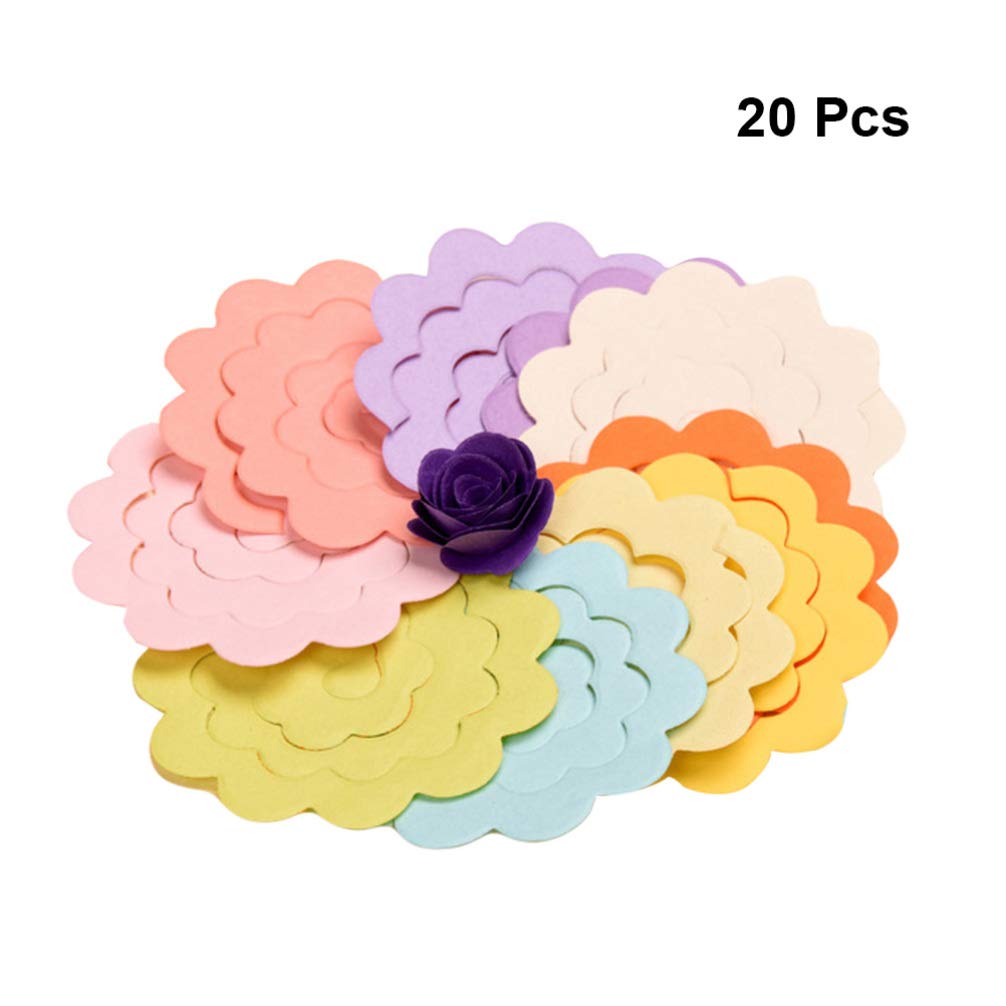 Exceart 20Pcs Colorful Construction Paper for Kids - Origami Paper, DIY Folding Paper for Arts and Crafts, School Projects & Creative Activities
