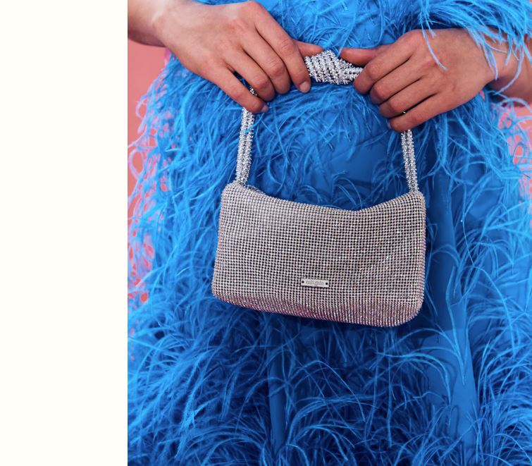 Sienna Mini Top Handle Clear Crossbody Bag for Women - Fashionable Small Purse for Everyday Use, Travel & Shopping