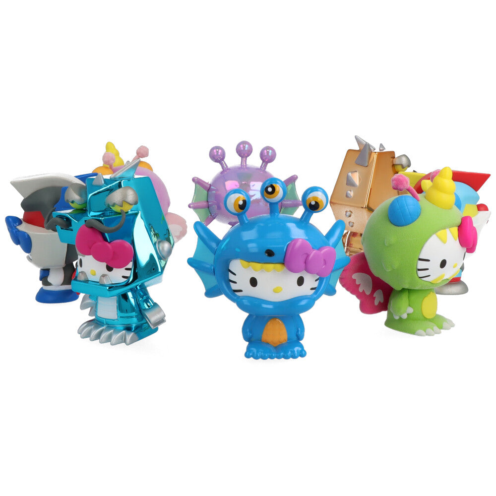 Hello Kitty Kaiju Mini Series Collectible Figures - Cute Kawaii Monster Toys for Kids & Anime Fans - Perfect for Display, Gifts & Pop Culture Collections