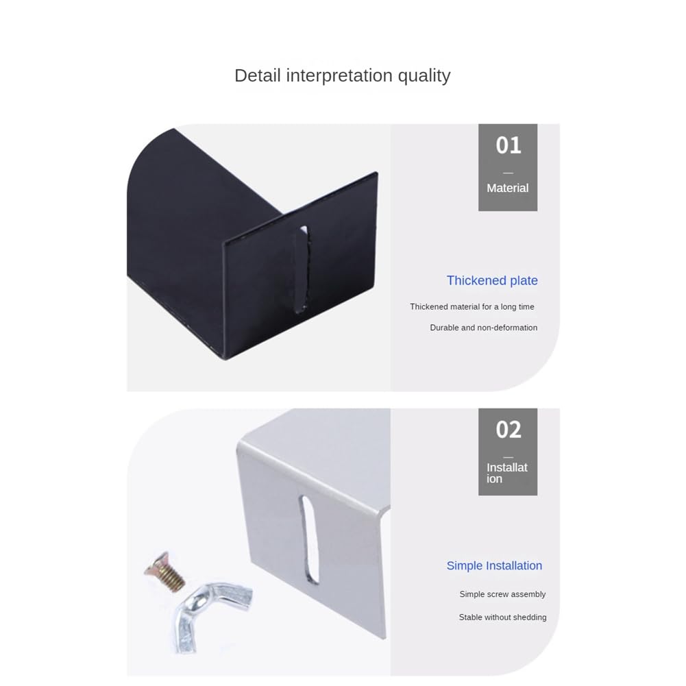 Evenden Under Desk PC Holder - Black Computer Case Stand, Rack & Hanger for Gaming PC, Tower & Mainframe - Perfect for Office, Home & Gaming Setup Space Saving Solution