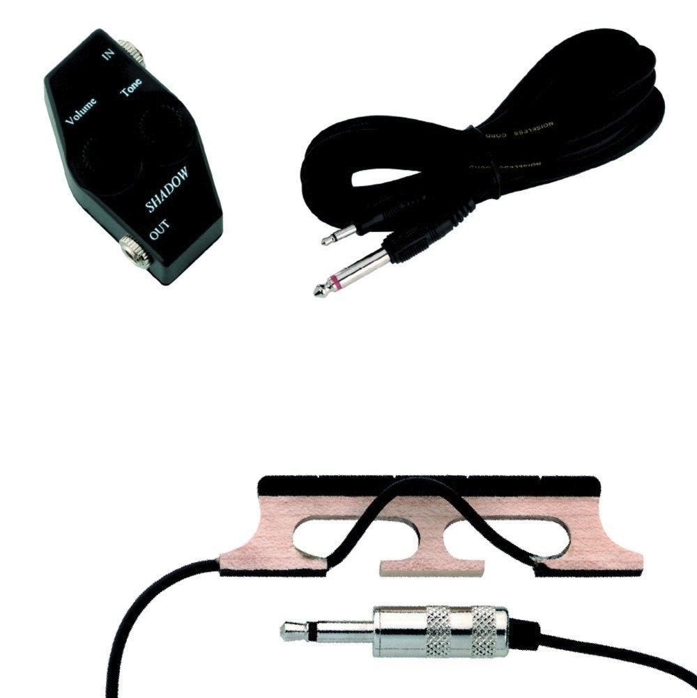 Shadow 6-String Banjo Bridge with Piezo Pickup - Professional Upgrade for Bluegrass & Folk Musicians - Perfect for Live Performances & Studio Recording