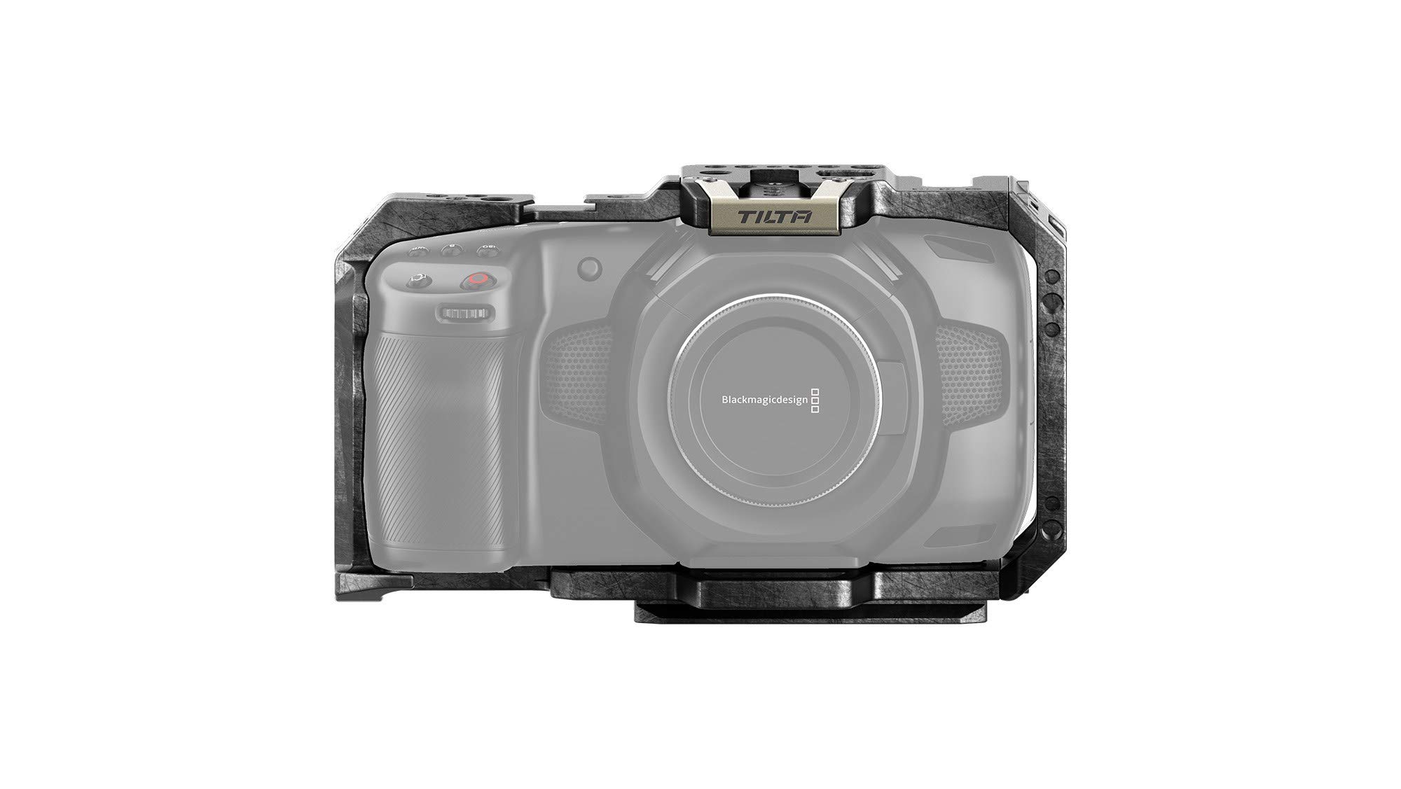 Tilta Full Camera Cage with Quick Release Top Handle for Blackmagic Pocket Cinema Camera 4K (BMPCC 4K) - Perfect for Filmmaking, Vlogging & Professional Video Production