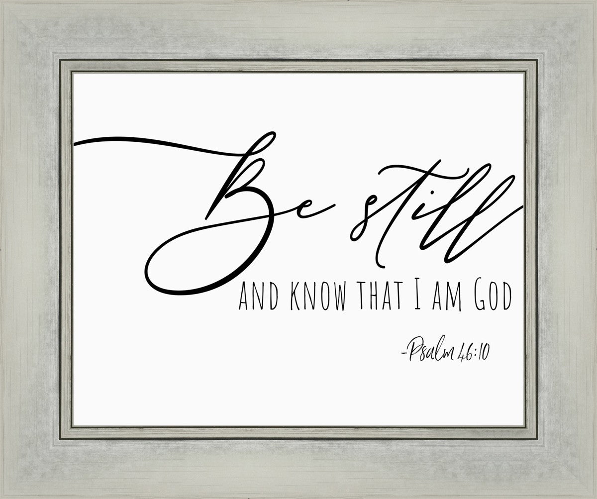Be Still By Paige Tilly - Inspirational Wall Art Decor for Home, Office & Gifts - Perfect for Living Room, Bedroom & Meditation Space