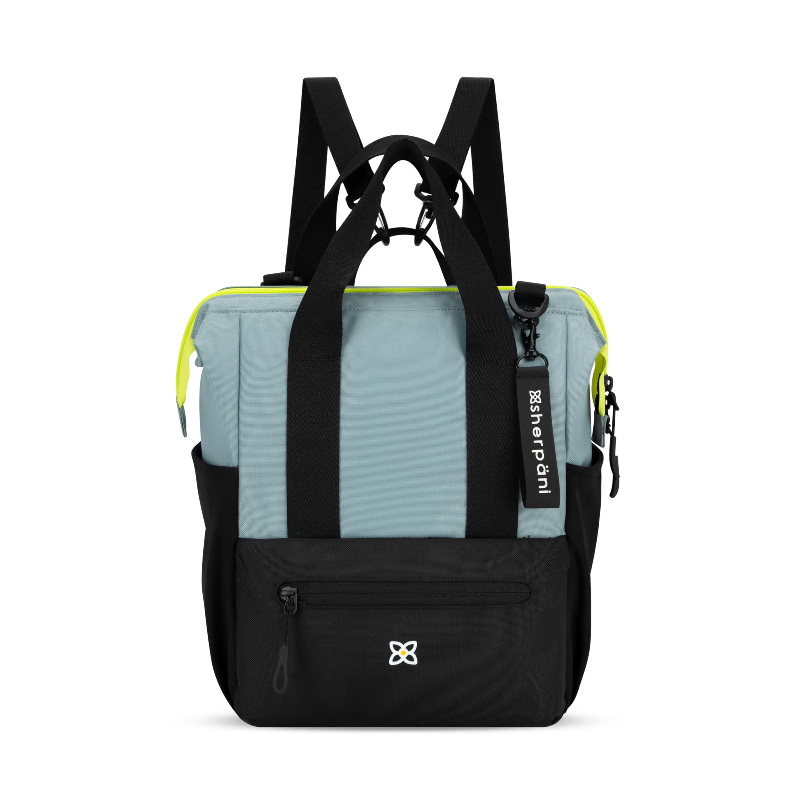 Sherpani Dispatch Convertible Backpack Tote for Women - Travel Laptop Backpack with Crossbody Strap, Fits 14 Inch Laptop (St. Lucia) - Perfect for Work Commute, Weekend Trips & Airplane Carry-On