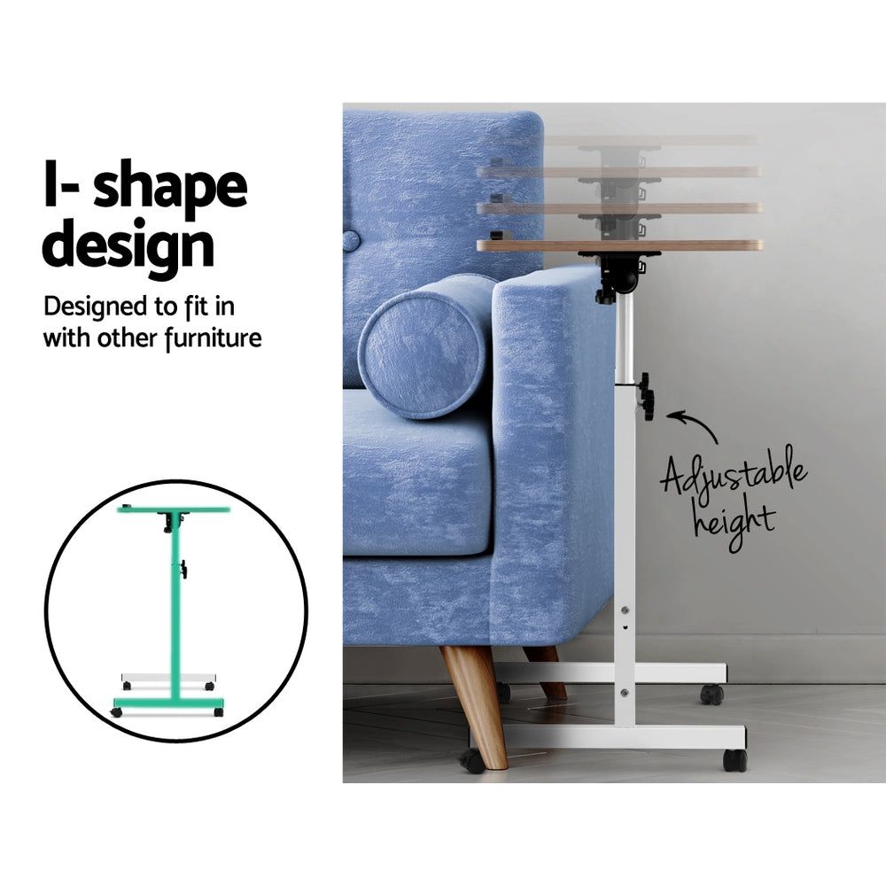 Portable Adjustable Laptop Desk for Bed & Couch - Lightweight Mobile Computer Stand with Foldable Legs - Perfect for Work from Home, Studying, or Watching Movies in Bed