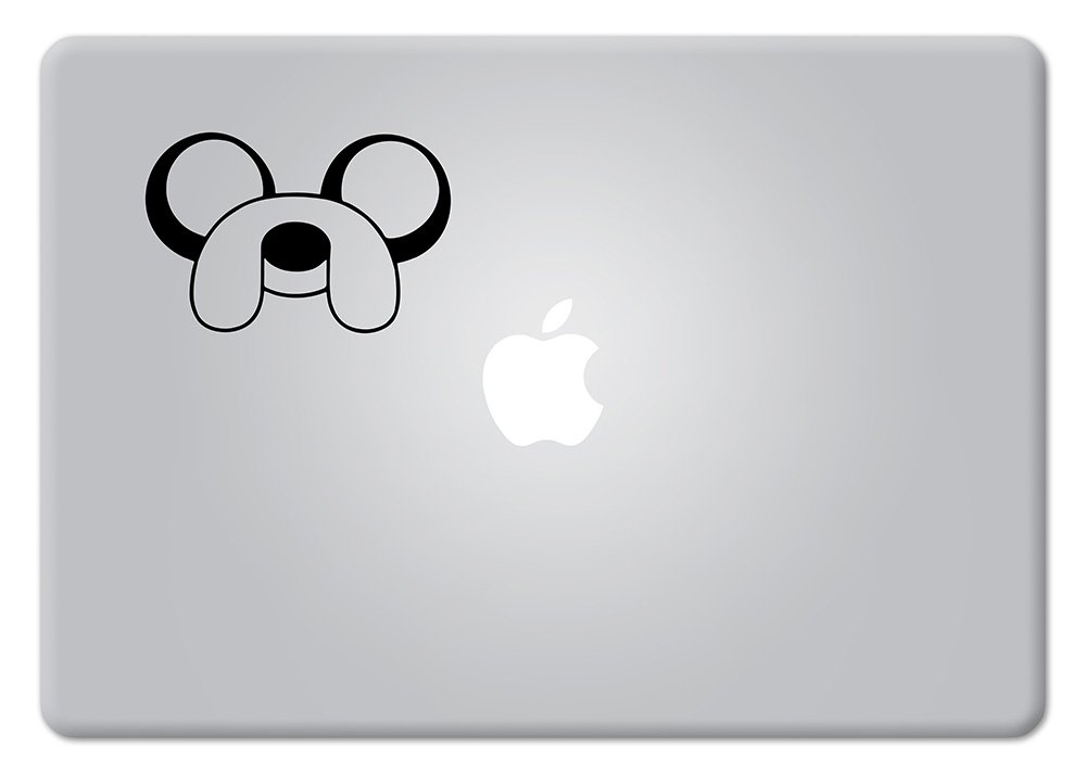 Adventure Time Jake the Dog Vinyl Decal Sticker for MacBook Air Pro & Retina Laptops - Fun Anime Laptop Skin for Fans & Office Workers