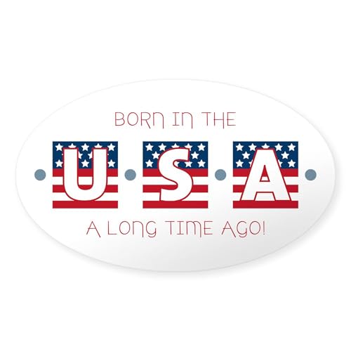 Clear - Born Usa Sticker