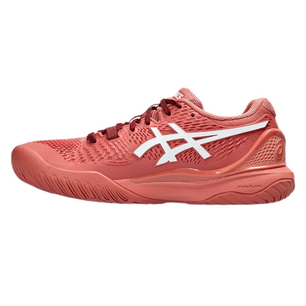 ASICS Gel Resolution 9 Women's Tennis Shoes - Light Garnet/White | High-Performance Court Shoes for Women | Perfect for Tennis Matches & Training Sessions