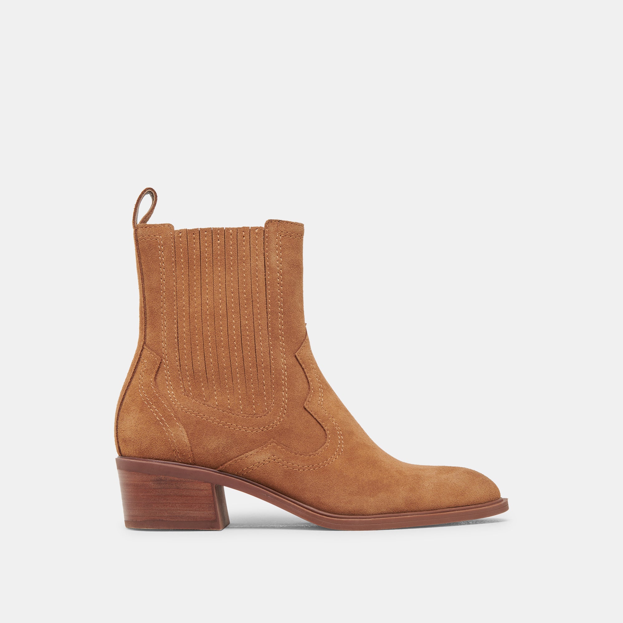 BRYLEE H2O Waterproof Booties for Women - Brown Suede Ankle Boots - Comfortable & Stylish for Rainy Days, Outdoor Walking and Casual Wear