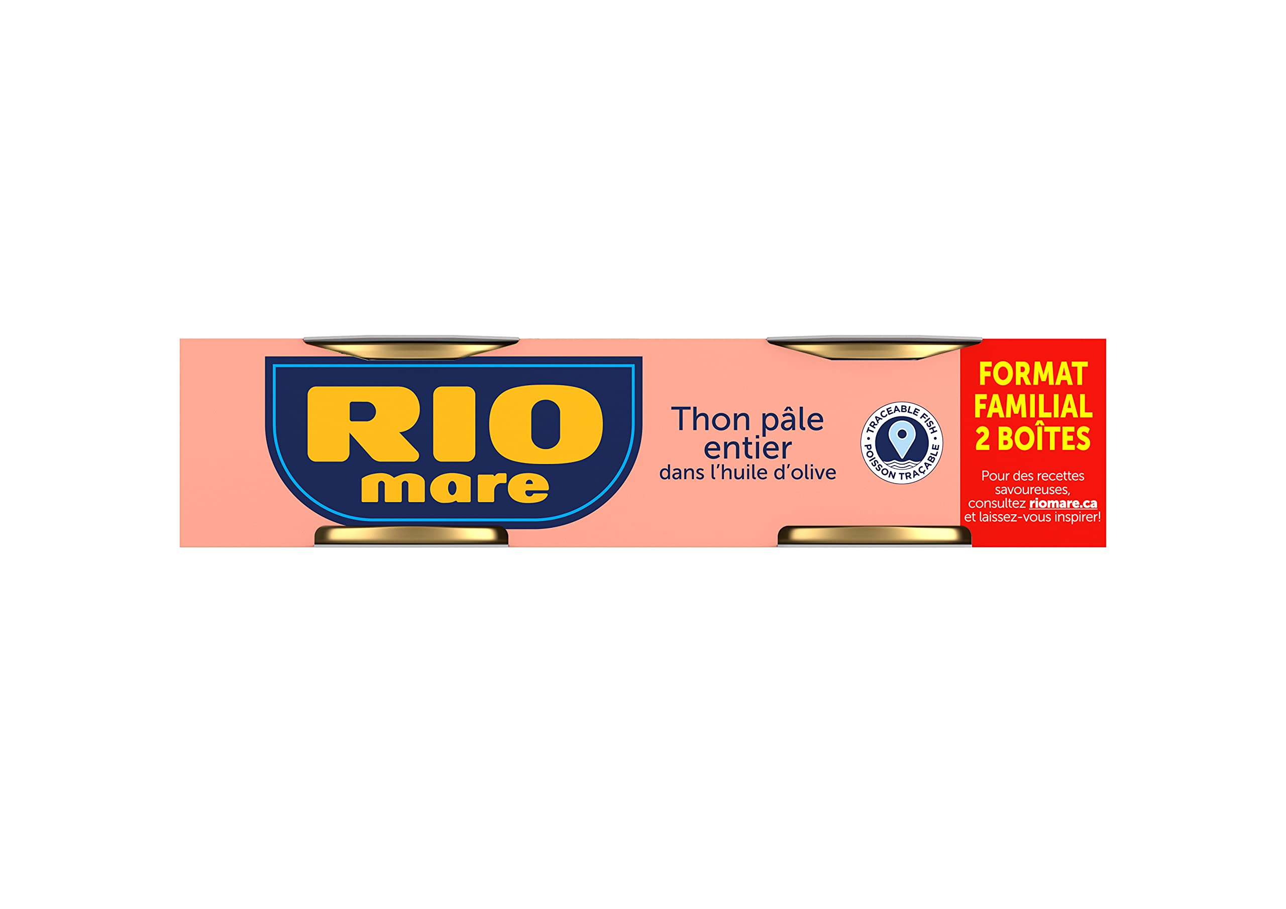 Rio Mare Solid Light Tuna in Olive Oil - High Protein Canned Tuna, 160g (2-Pack) | Perfect for Salads, Sandwiches & Quick Meals