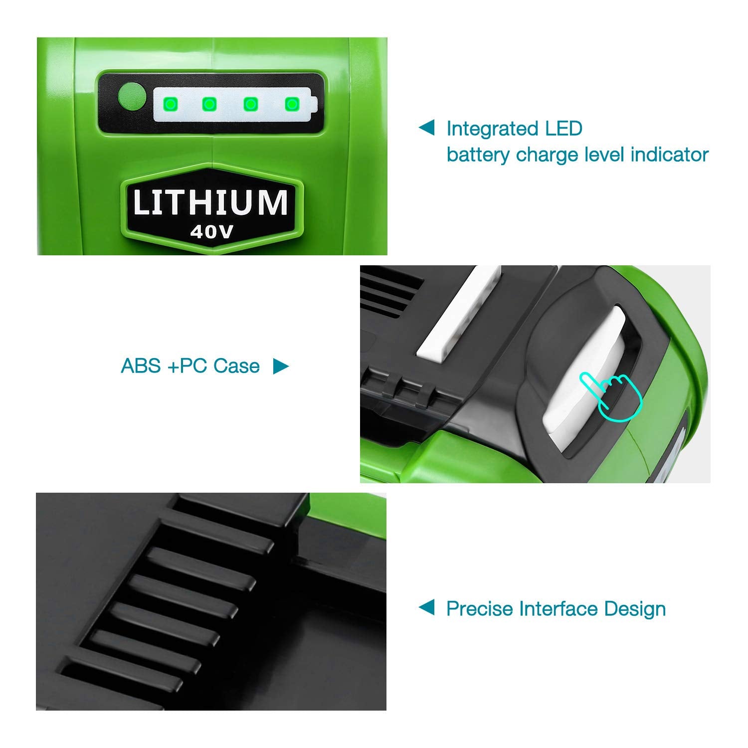 Upgraded 7.0Ah Replacement Battery for Greenworks Tools - Compatible with Lawn Mowers, String Trimmers & Power Tools - Long Lasting Lithium Ion Battery for Outdoor & Garden Equipment