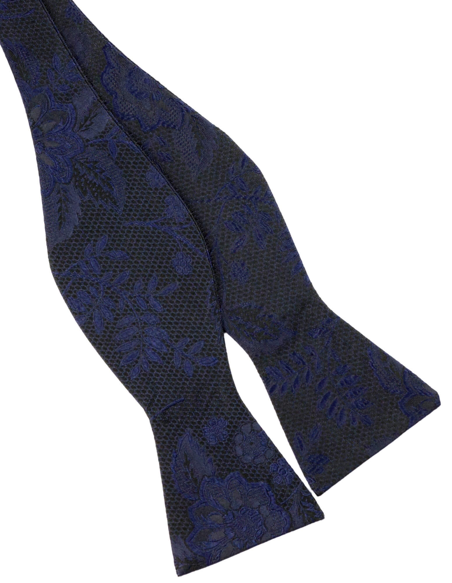 DÉCLIC Kontur TYO Navy Blue Bow Tie for Men - Stylish Formal Accessory for Weddings, Parties & Special Events