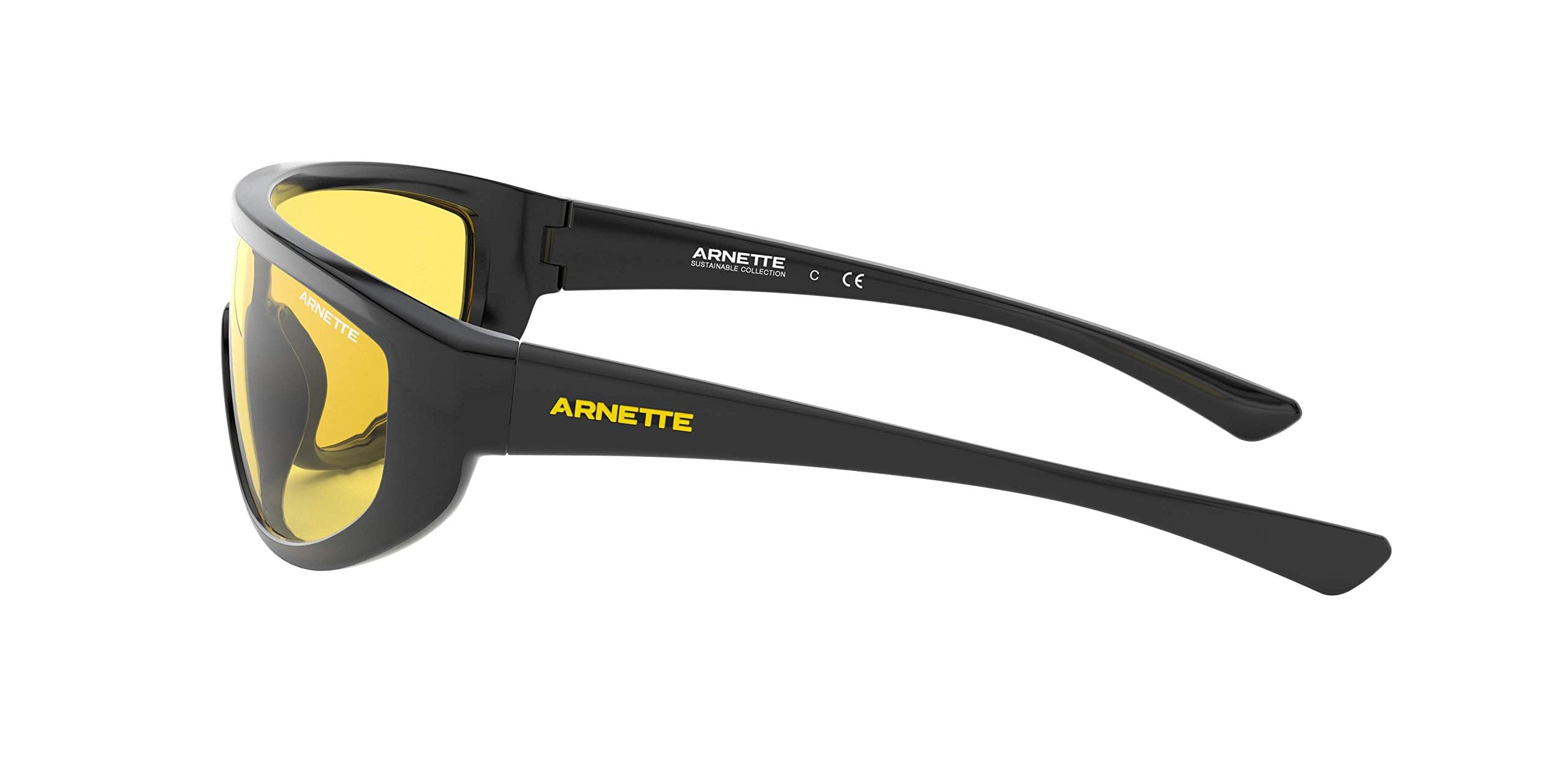 ARNETTE AN 4264 Sunglasses - Shiny Black Frame with 41/85 Lens Size | UV Protection for Men & Women | Perfect for Driving, Beach & Outdoor Activities