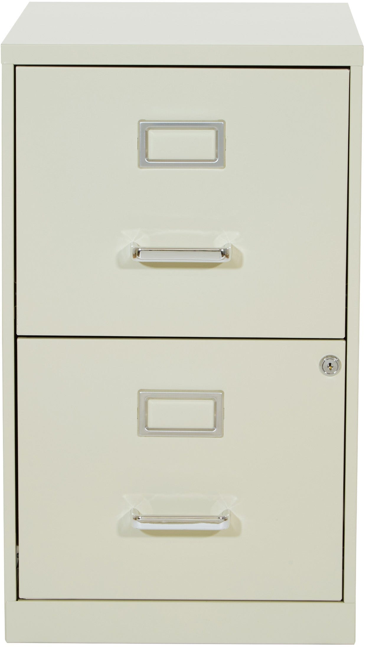 Office Star 2-Drawer Metal File Cabinet - Letter Size, Black, Heavy Duty Steel Storage for Documents & Folders - Perfect for Home Office, School, or Workplace Organization