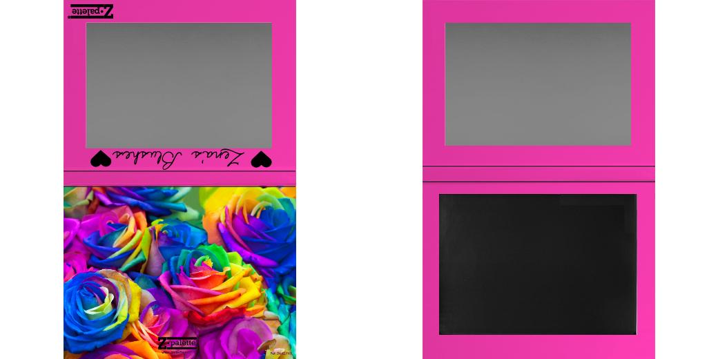Custom Extra Large Z Palette - Magnetic Makeup Palette for Eyeshadows & Blush - Perfect for Professional Makeup Artists & Travel