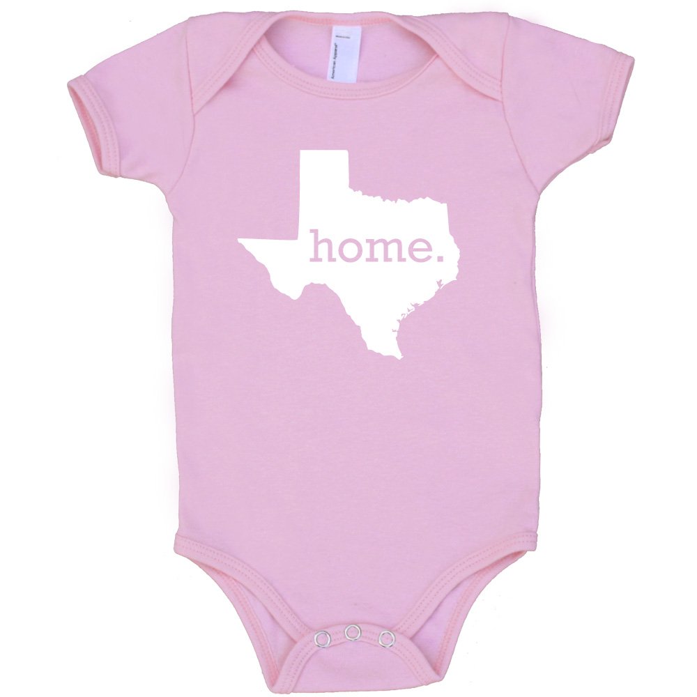 Texas Home Baby Bodysuit - Soft Cotton Infant Onesie for Boys & Girls - Perfect for Family Photos, Holidays & Texas Pride Outfits