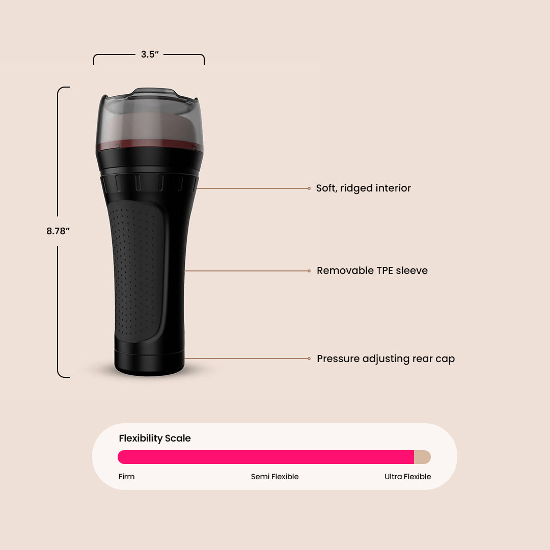 Hercules Masturbator - Ultra Tight Opening & Realistic Feel for Men | Lifelike Sensation & Discreet Solo Pleasure | Perfect for Home Use & Travel