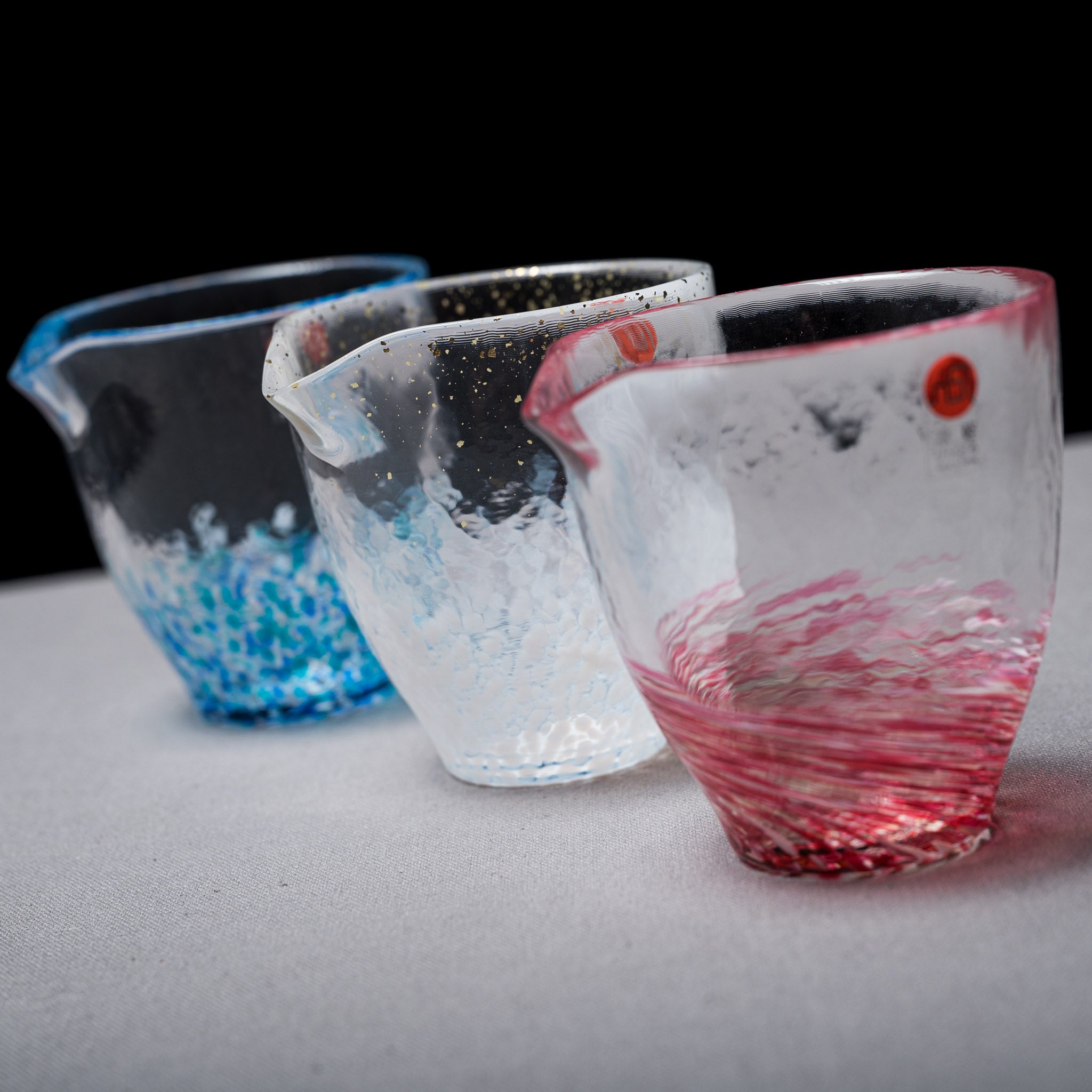 Premium Japanese Sake Server - Handcrafted Tsugaru Vidro Glass Carafe in Elegant Blue | Perfect for Sake Tasting, Japanese Dining & Gift Giving