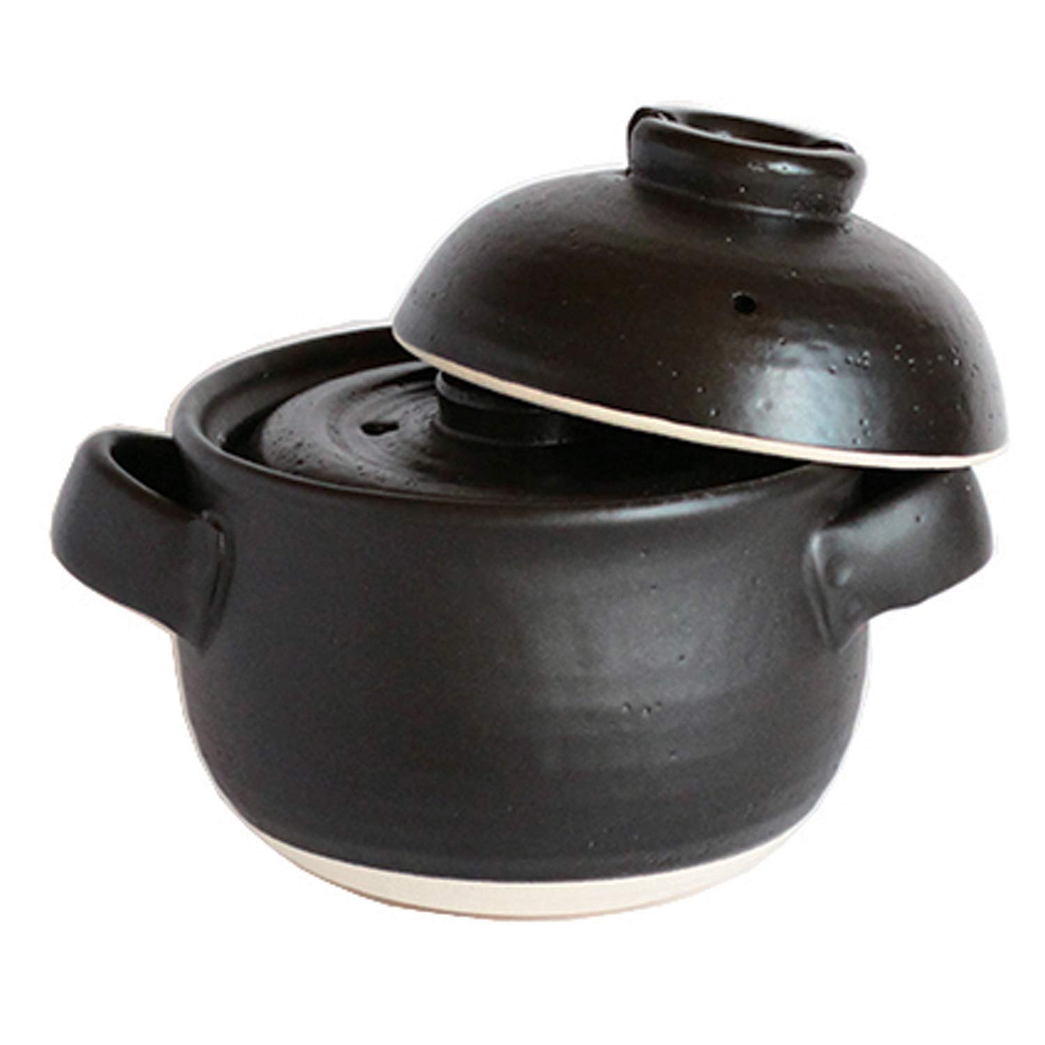 Banko Ware 33-102 4-Cup Black Rice Cooker with Inner Lid - Perfect for Small Kitchens, Dorms & Office Use