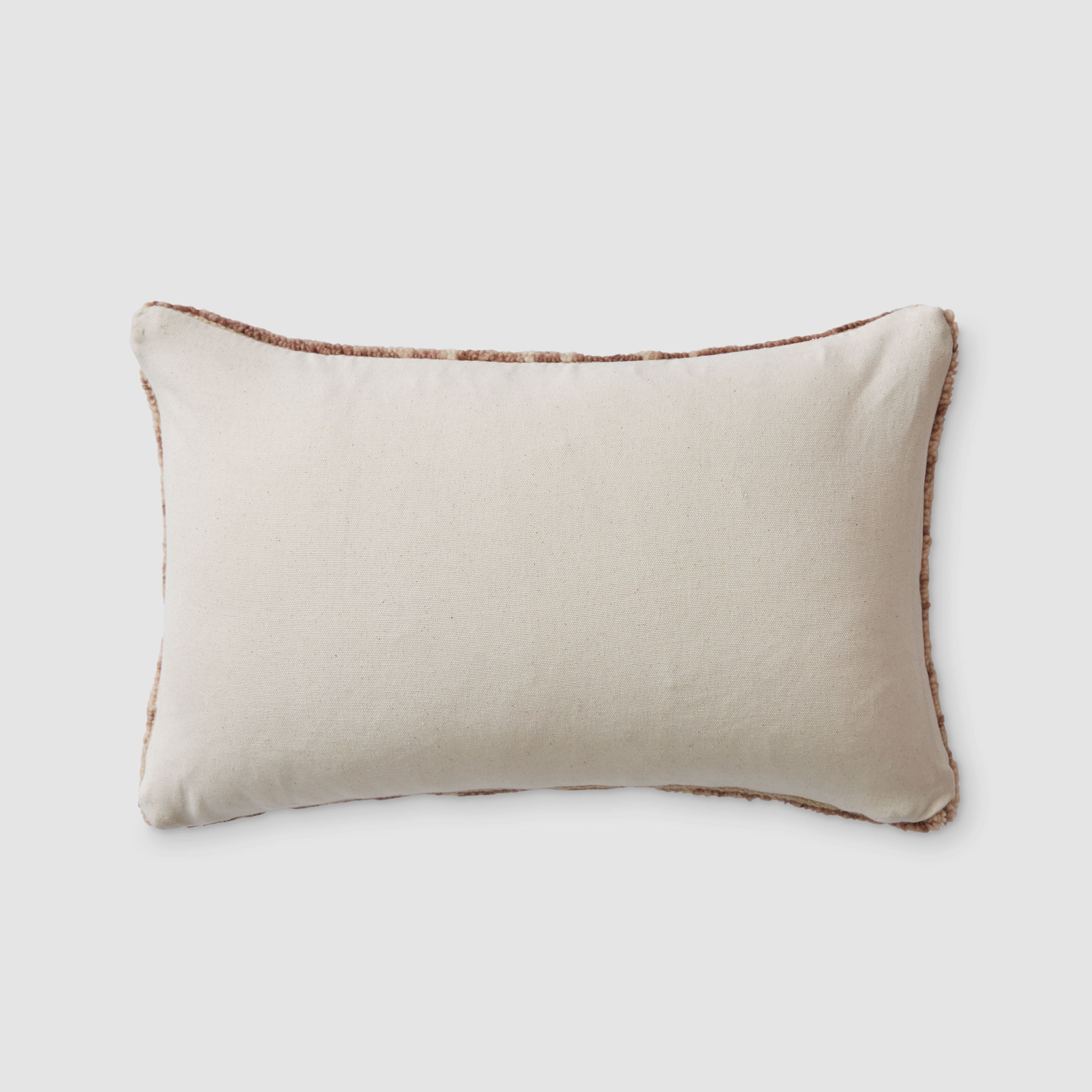 Hand Knotted Lumbar Pillow - Premium Boho Home Decor for Sofa, Bed & Office - Supportive & Stylish Back Cushion for Living Room, Bedroom & Workspace